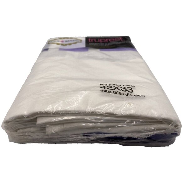 Texmade Labyrinth Truprest Set of 2 Pillow Cases Geometric Links 1970s Purple - Picture 5 of 12